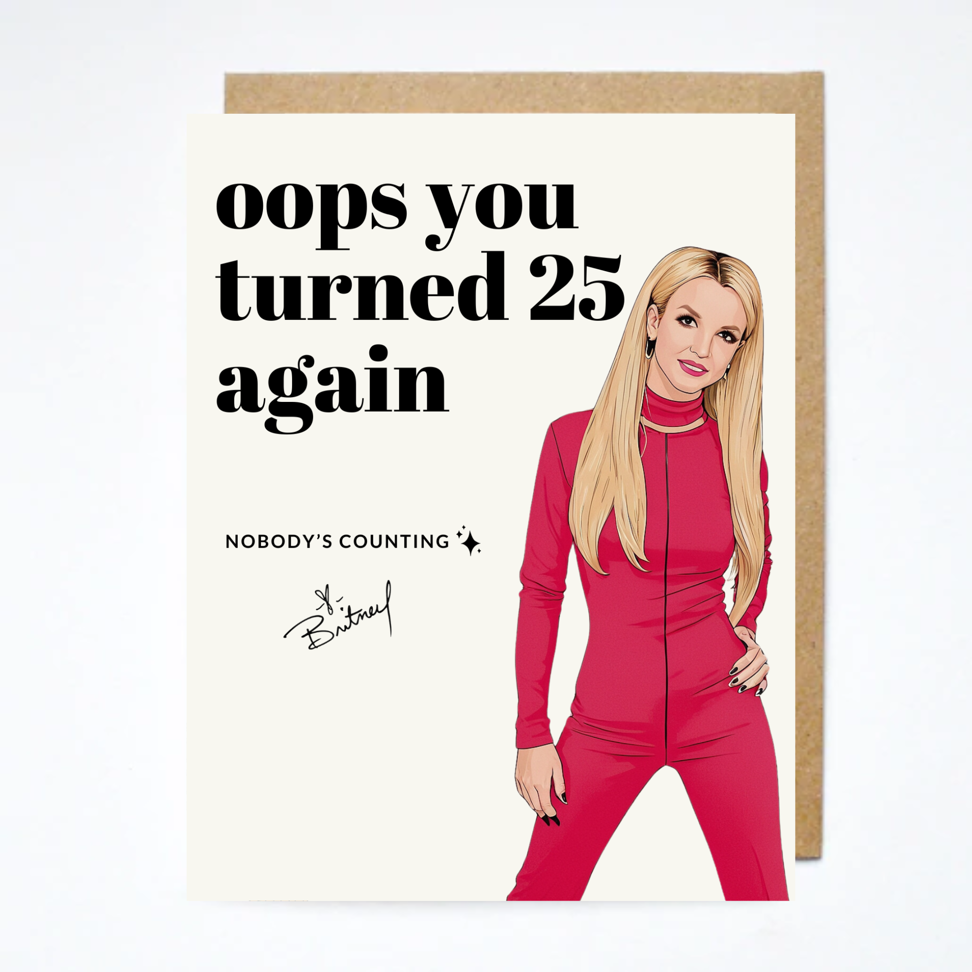 Britney Spears Birthday Card | The Christie Boutique
