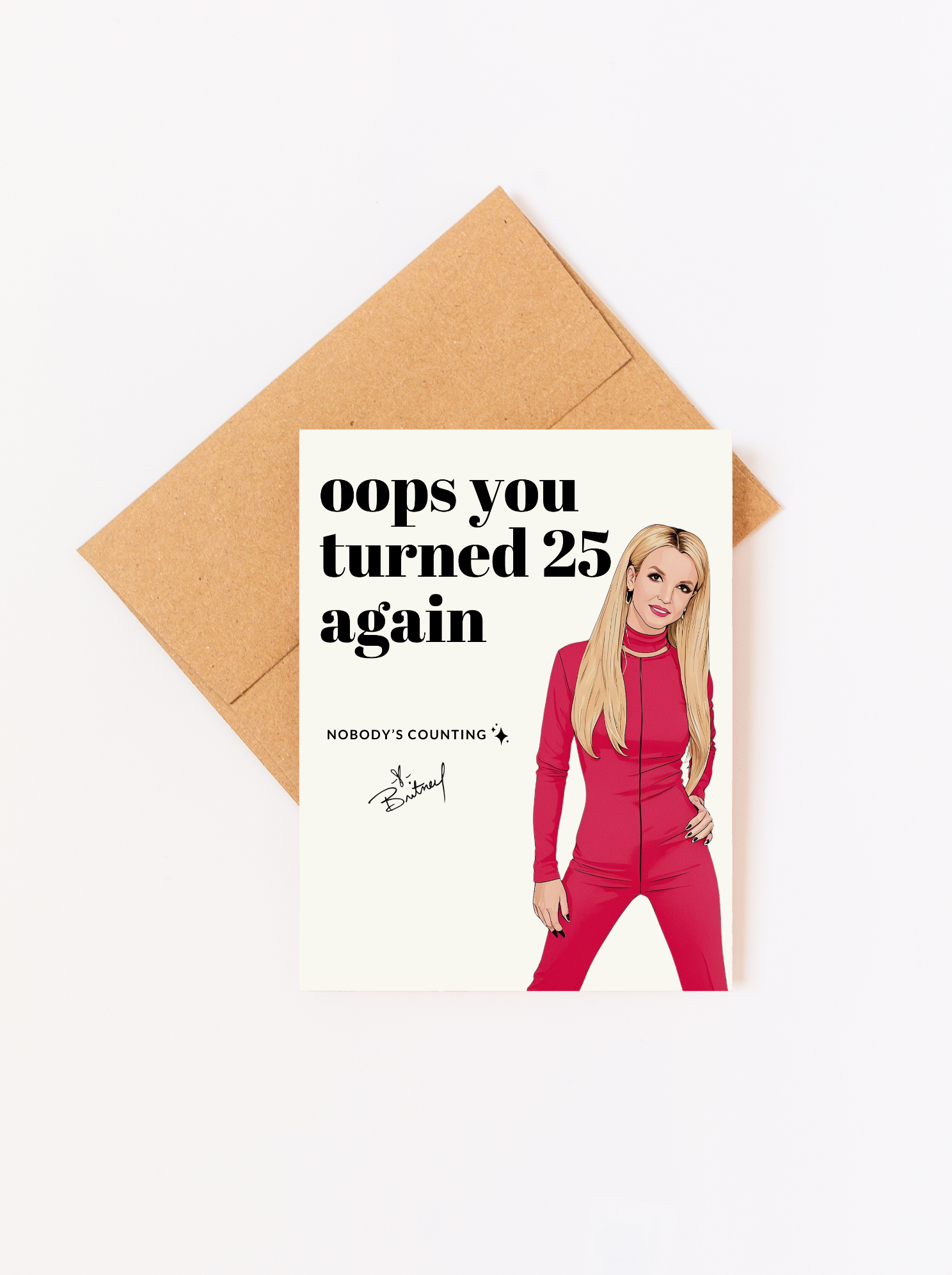 Britney Spears Birthday Card | The Christie Boutique